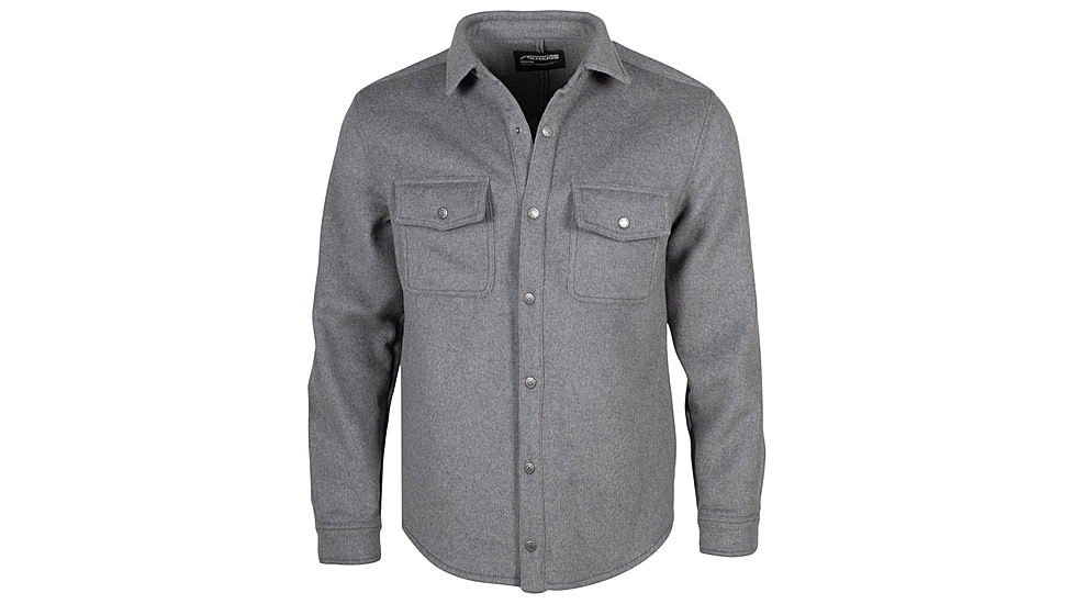 Mountain Khakis Dover Wool Shirtjac Classic Fit - Mens, Heather Grey, L, K73023HEATHER GREYL