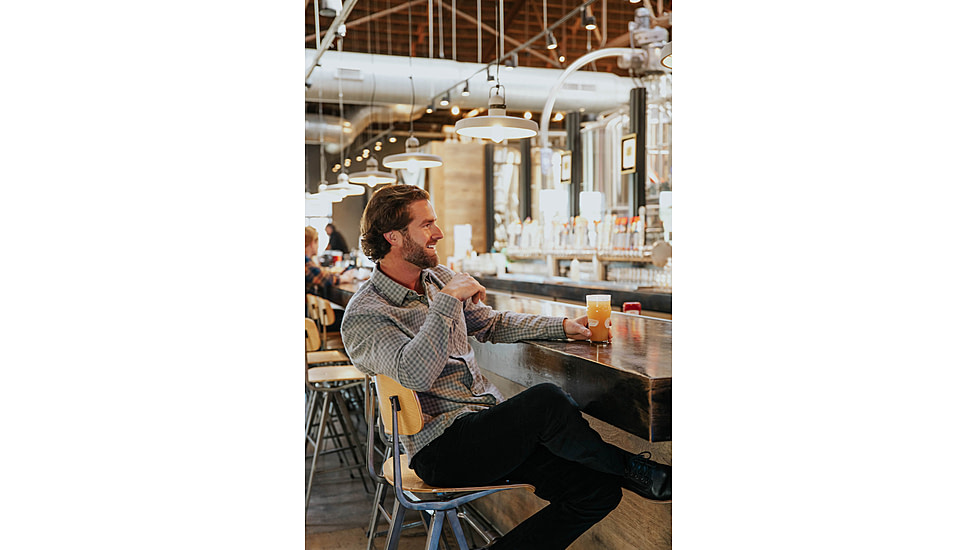 Mountain Khakis Downtown Flannel Shirt Classic Fit - Mens, Sage, XL, N52C26SAGEXL