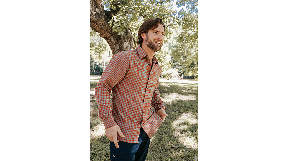 Mountain Khakis Downtown Flannel Shirt Classic Fit - Mens, Sage, XL, N52C26SAGEXL