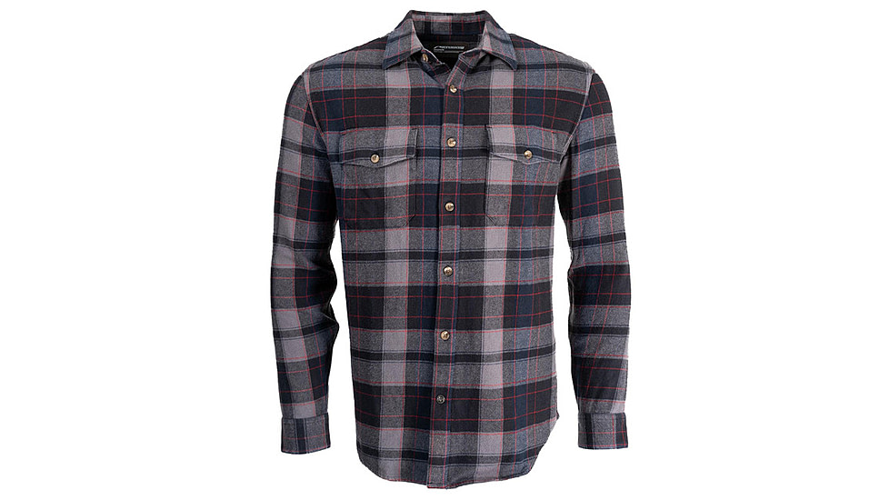 Mountain Khakis Gatlin Flannel Classic Fit - Mens, Black, XXL, O44001BLACKXXL