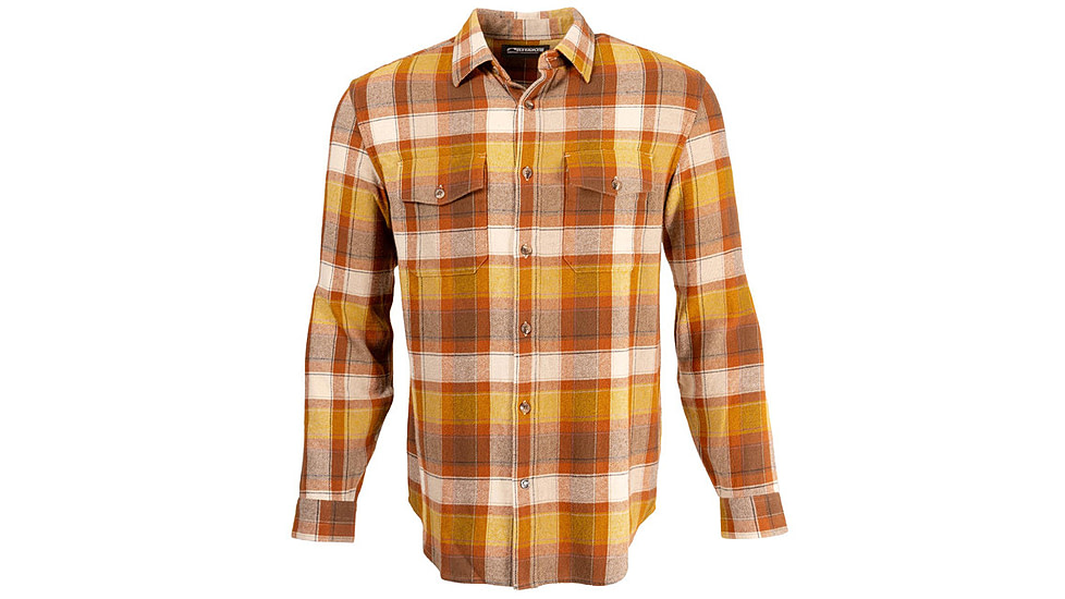 Mountain Khakis Gatlin Flannel Classic Fit - Mens, Rust, S, O44804RUSTS
