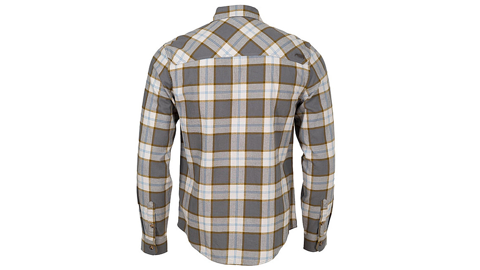 Mountain Khakis Homestead Long Sleeve Flannel Classic Fit - Mens, Gunmetal, XXL, O63022GUNMETALXXL