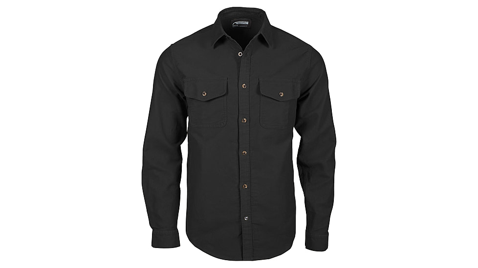 Mountain Khakis Moleskin Shirtjac Relaxed Fit - Mens, Black, XL, I23001BLACKXL