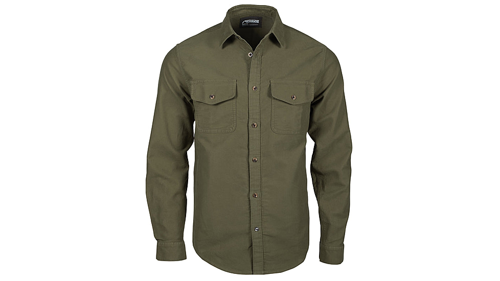 Mountain Khakis Moleskin Shirtjac Relaxed Fit - Mens, Forest Moss, XL, I23301FOREST MOSSXL