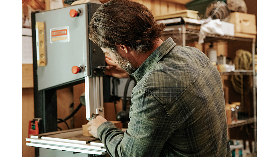 Mountain Khakis Park Flannel Shirt Classic Fit - Mens, Forest Moss, M, N50301FOREST MOSSM