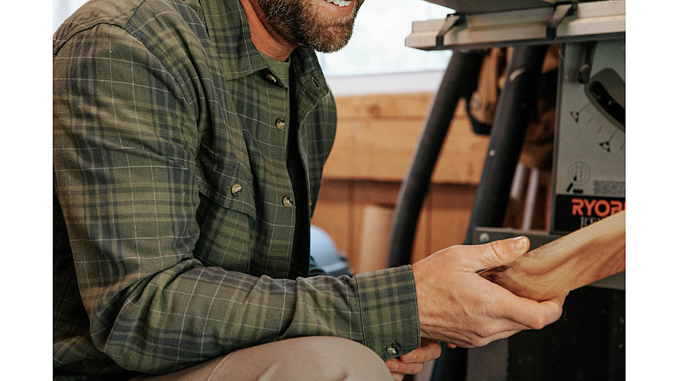 Mountain Khakis Park Flannel Shirt Classic Fit - Mens, Forest Moss, M, N50301FOREST MOSSM