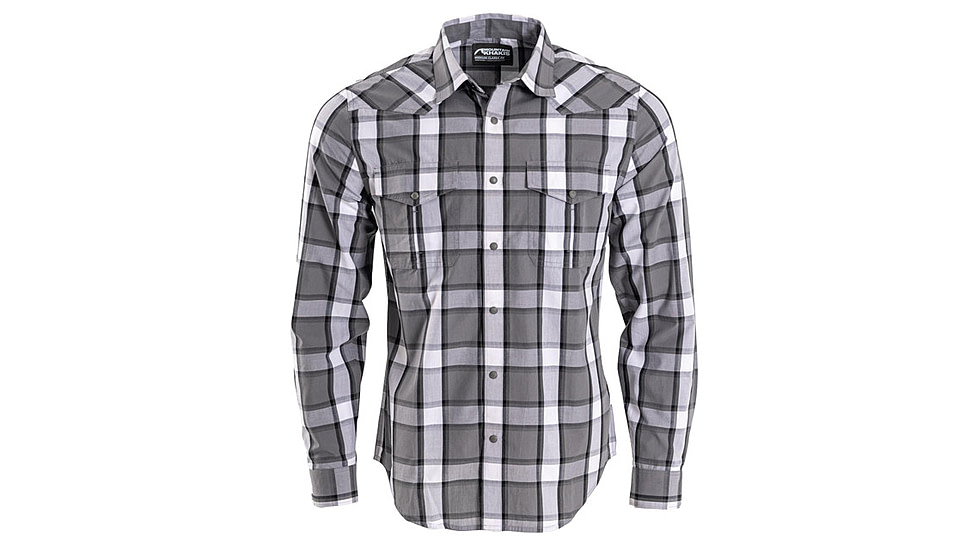 Mountain Khakis Rodeo Long Sleeve Woven Shirt Classic Fit - Mens, Gunmetal, M, O77022GUNMETALM