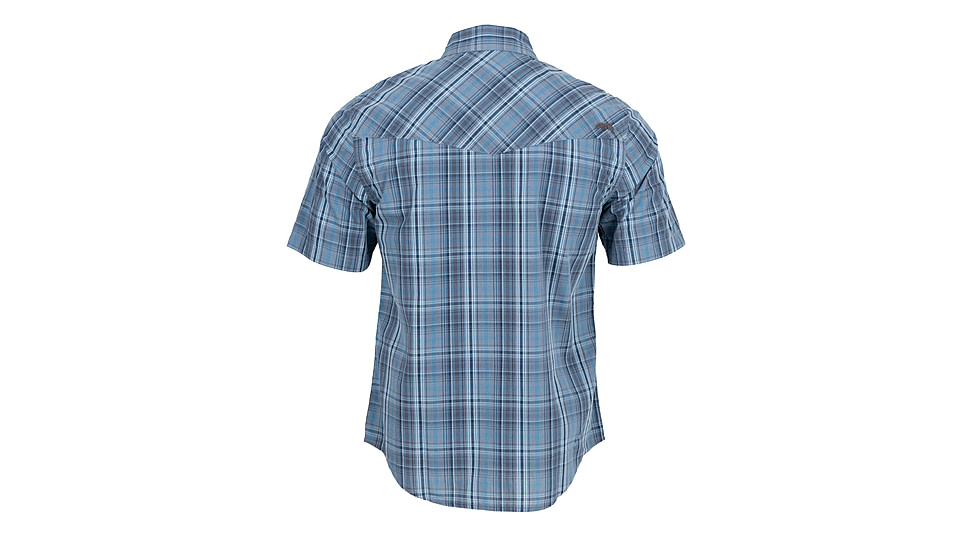 Mountain Khakis Rodeo Short Sleeve Woven Shirt Classic Fit - Mens, Blue Ridge, L, O76405BLUE RIDGEL