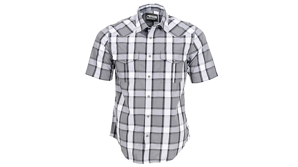 Mountain Khakis Rodeo Short Sleeve Woven Shirt Classic Fit - Mens, Gunmetal, L, O76022GUNMETALL