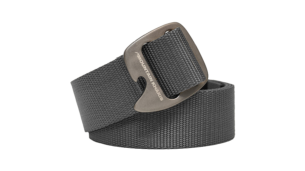 Mountain Khakis Solid Webbing Belt - Mens, Gunmetal, OS, J56022GUNMETALOS