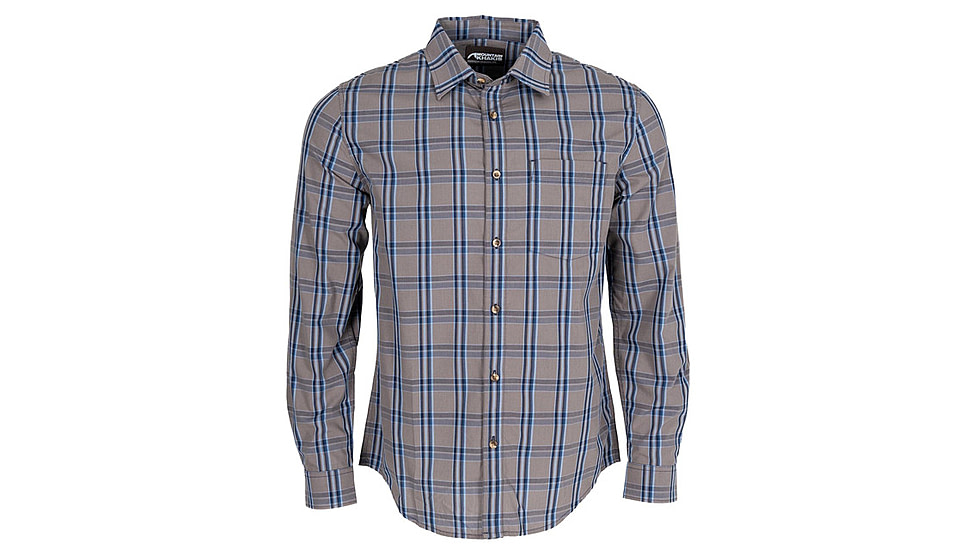 Mountain Khakis Sutton Long Sleeve Woven Shirt Classic Fit - Mens, Fossil, XL, O64024FOSSILXL