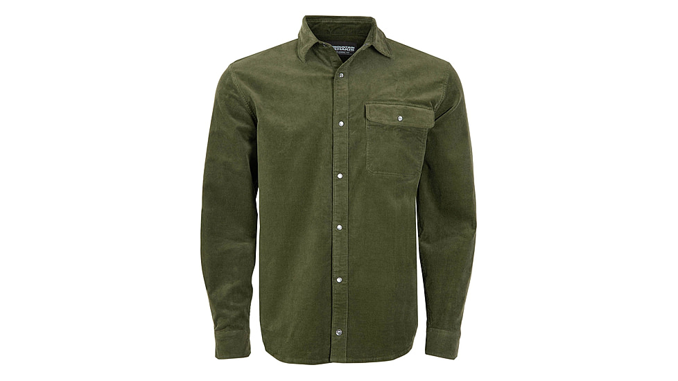 Mountain Khakis Waylon Cord Chore Shirt Relaxed Fit - Mens, Forest Moss, S, N44301FOREST MOSSS