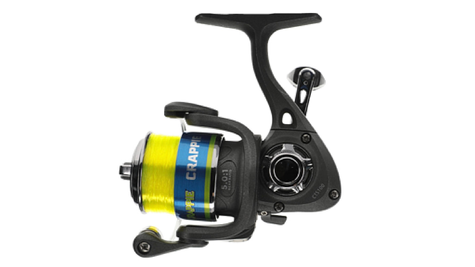 Lew’s Mr. Crappie Spinning Reel, SZ 100, 5.1-1 Ratio, 1+1 Bearings, CTS100
