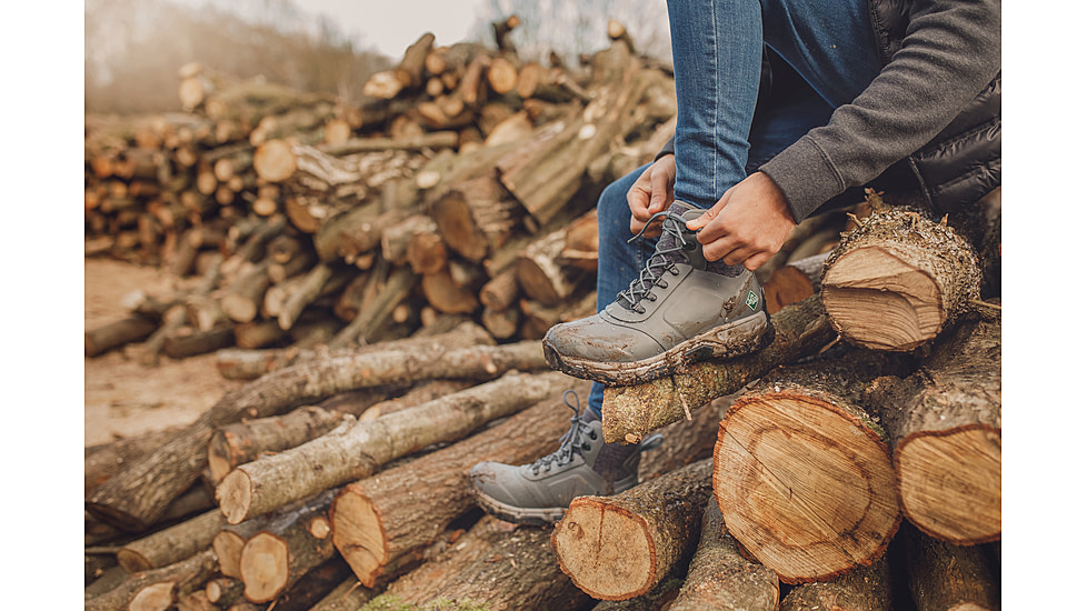 Muck Boots Apex Lace Up Boots - Mens, Gray, 14, AXML-101-GRY-140