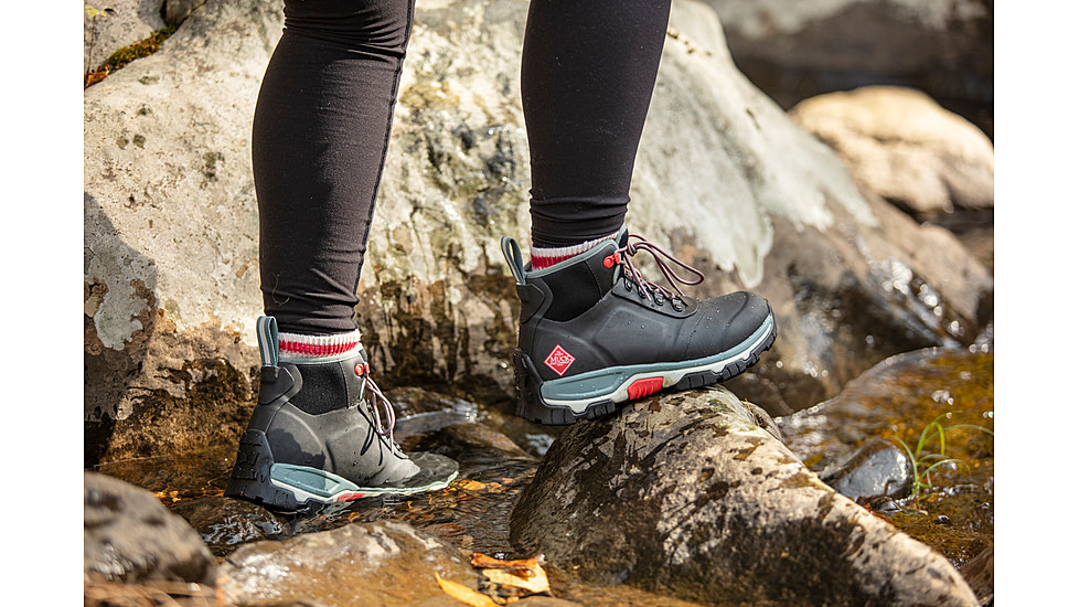 Muck Boots Apex Lace Up Boots - Womens, Black, 12, AXWL-000-BLK-120