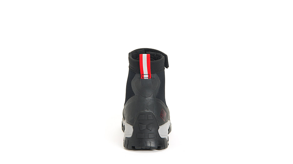 Muck Boots Apex Zip Mid Boots - Mens, Black/Gray/Red, 13, AXMZ-106-BLK-130