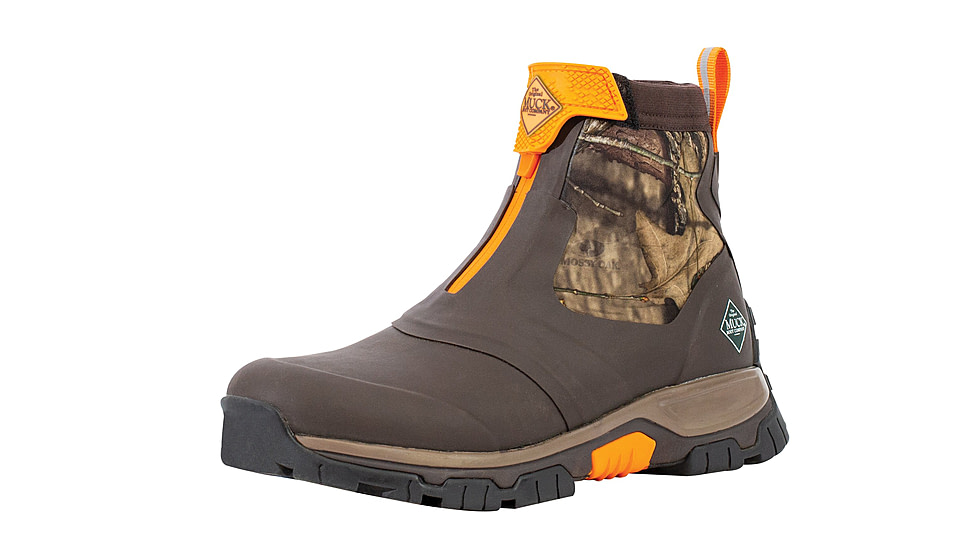 Muck Boots Apex Zip Mid Boots - Mens, Brown/Moct Camo, 7, AXMZ-MOC-CAM-070