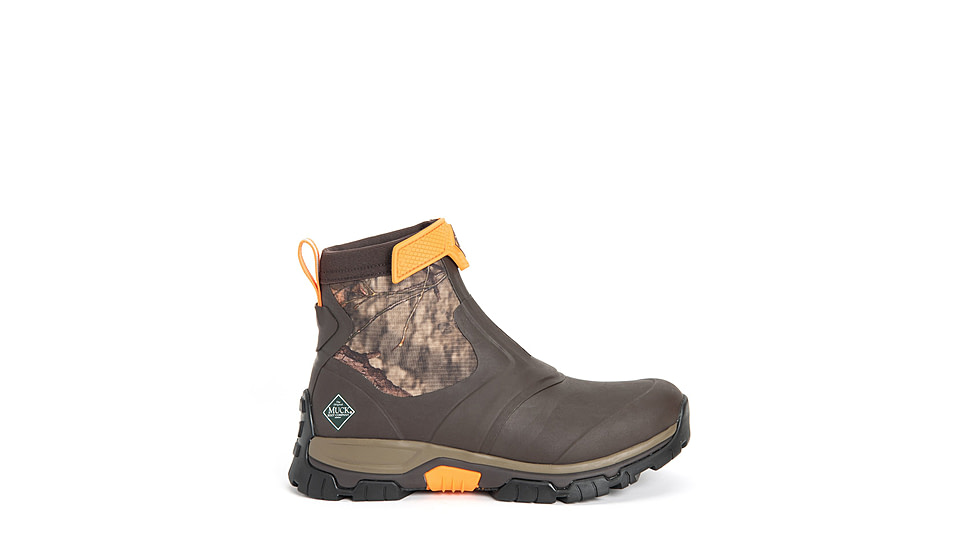Muck Boots Apex Zip Mid Boots - Mens, Brown/Moct Camo, 7, AXMZ-MOC-CAM-070