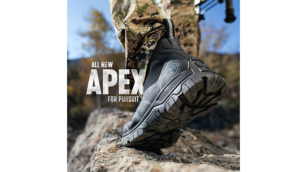 Muck Boots Apex Zip Mid Boots - Men's, Brown/MOCT Camo, 7, AXMZ-MOC-CAM-070