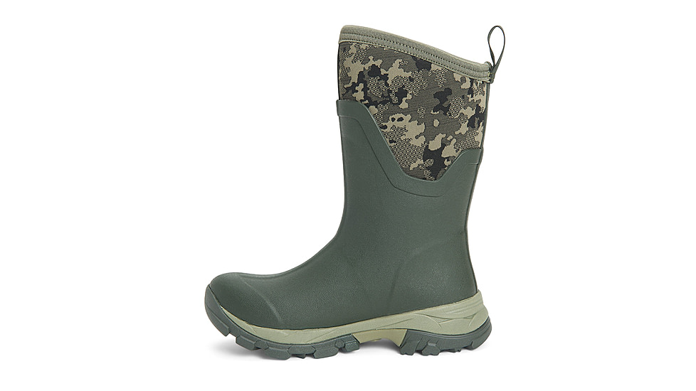 Muck Boots Arctic Ice Grip A.T. Mid Boots - Womens, Moss w/ Camo, 5, ASVMA-300-CAM-050