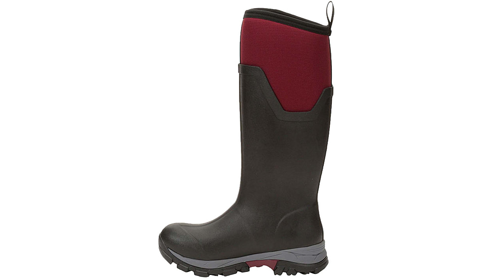 Muck Boots Arctic Ice Grip A.T. Tall Boots - Womens, Black/Maroon, 8, ASVTA-600-RED-080