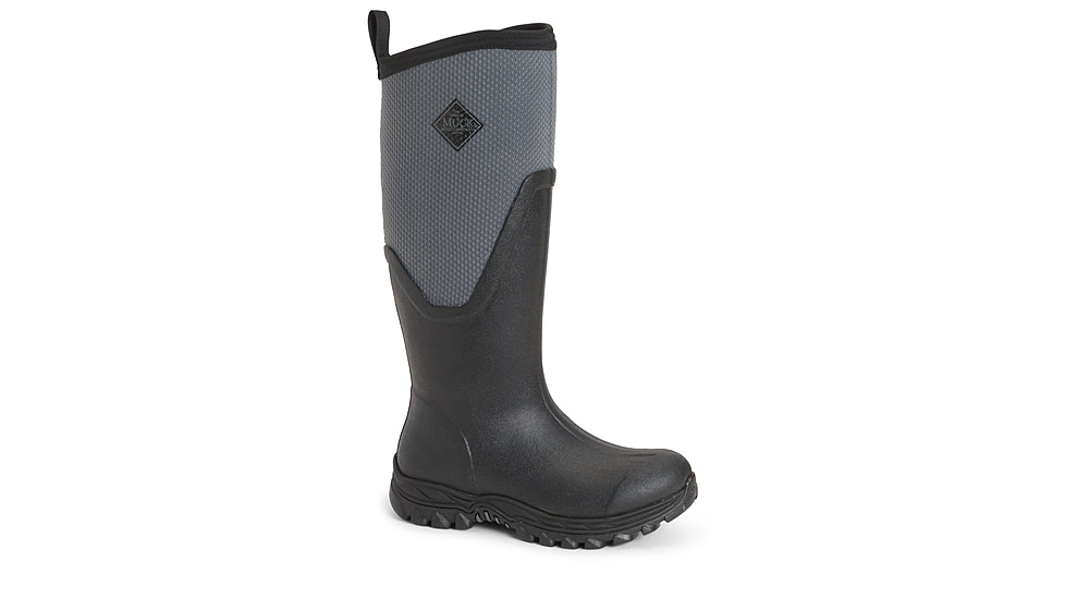 Muck Boots Arctic Sport II Tall - Womens, Black/Gray, 11, AS2T-101-BLK-110