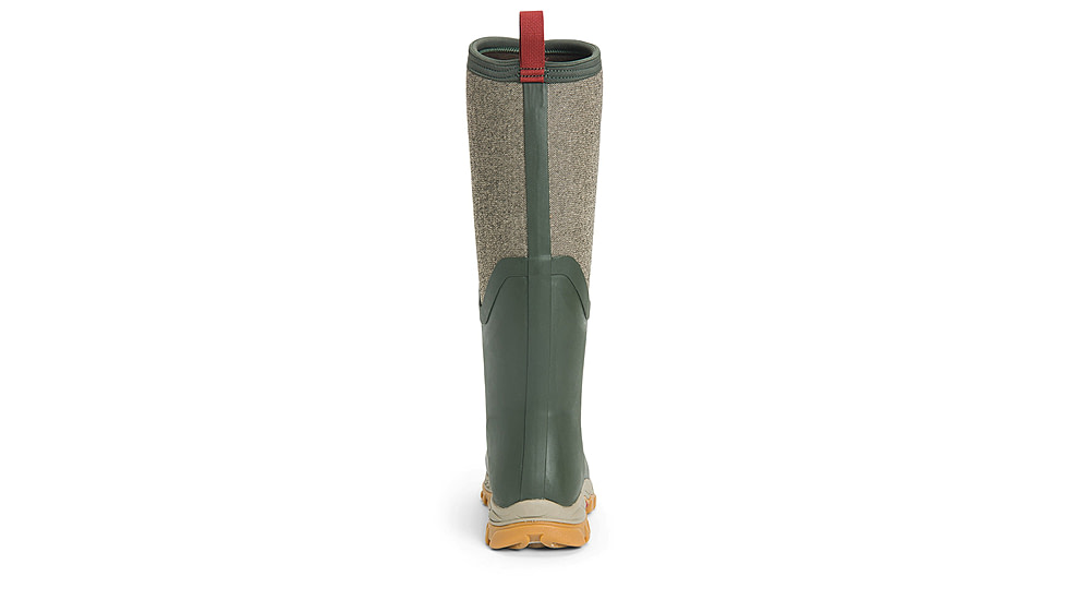 Muck Boots Arctic Sport II Tall - Womens, Dark Olive/Herringbone, 6, AS2T-3TW-GRN-060