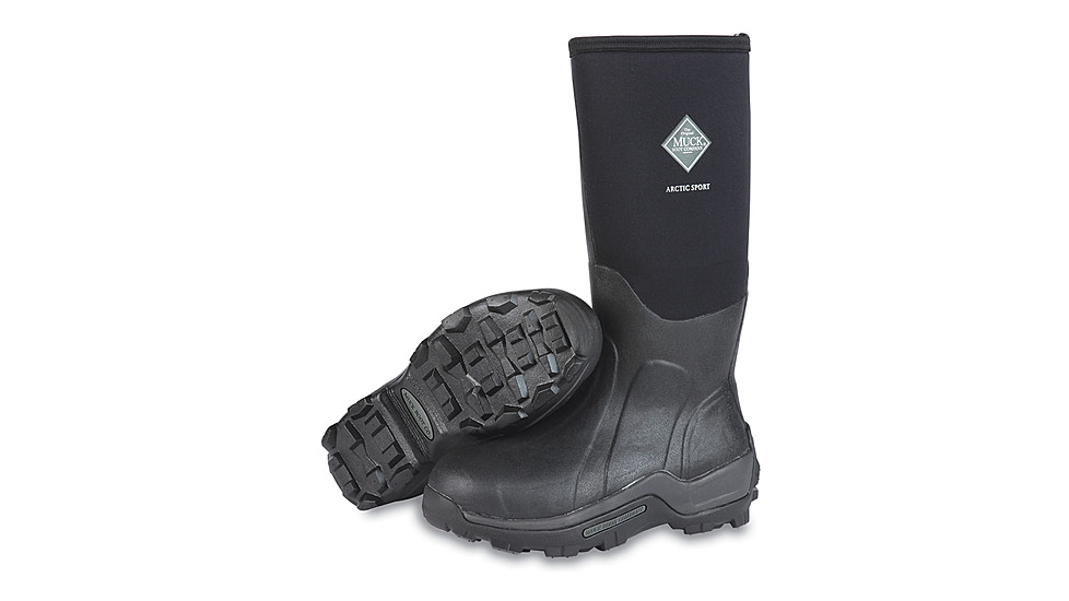 Muck Boots Arctic Sport Steel Toe High Performance Sport Boots - Men's, Black, 7, ASP-STL-BL-070