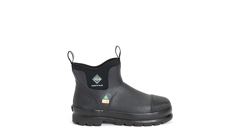Muck Boots Chore Chelsea CSA Steel Toe Boots - Mens, Black, 9, CCST-CSA-BLK-090