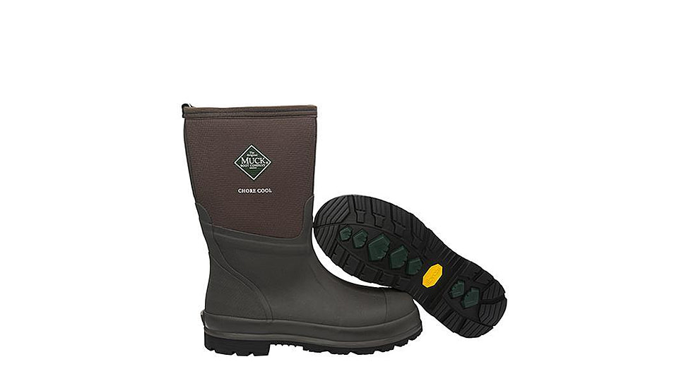 Muck Boots Chore Mid XpressCool Classic Work Boot - Mens, Brown, 6, CMCT-900-BRN-060