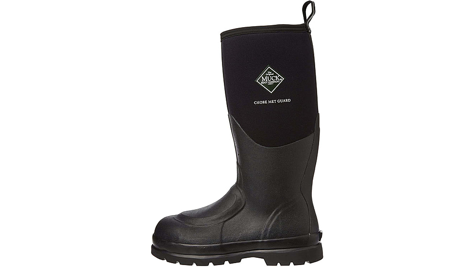 Muck Boots Chore Tall Metatarsal Guard Steel Toe Boots - Mens, Black, 12, CHS-META-BLK-120