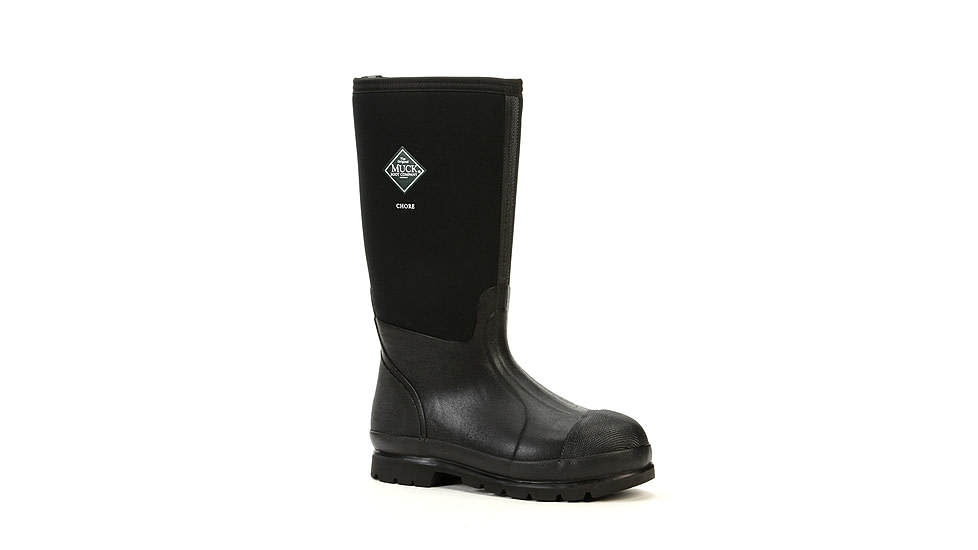 Muck Boots Chore Tall Wateproof Rubber Work Boot - Men's, Black, 12, CHH-000A-BL-120