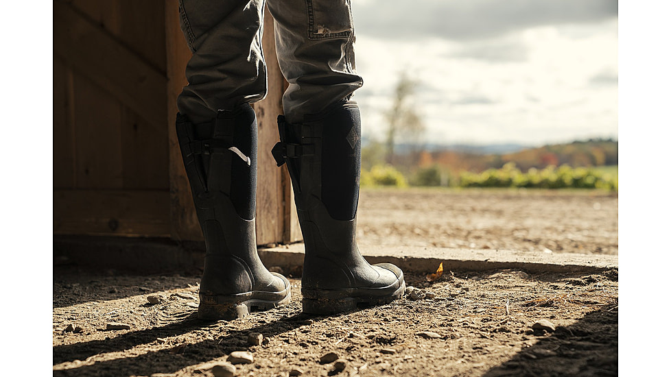 Muck Boots Chore Wide Calf Boot - Mens, Black, 8, MCXF-000-BLK-080