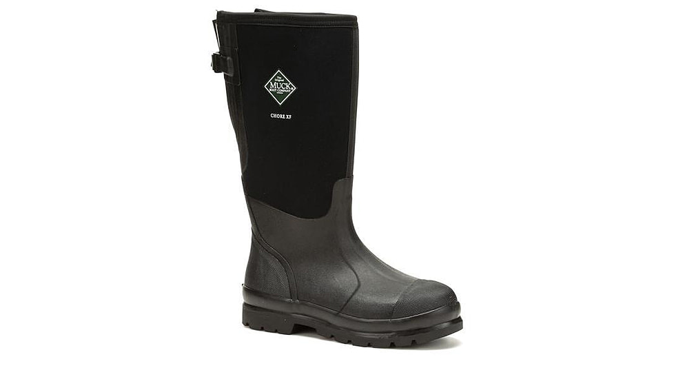 Muck Boots Chore Wide Calf Boot - Mens, Black, 8, MCXF-000-BLK-080
