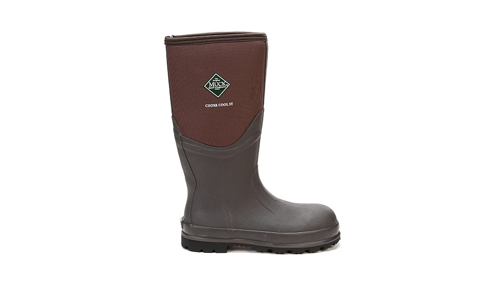 Muck Boots Chore Xpress-Cool Safety Steel Toe Classic Work Boot - Mens, Brown, 5, CSCT-STL-BR-050