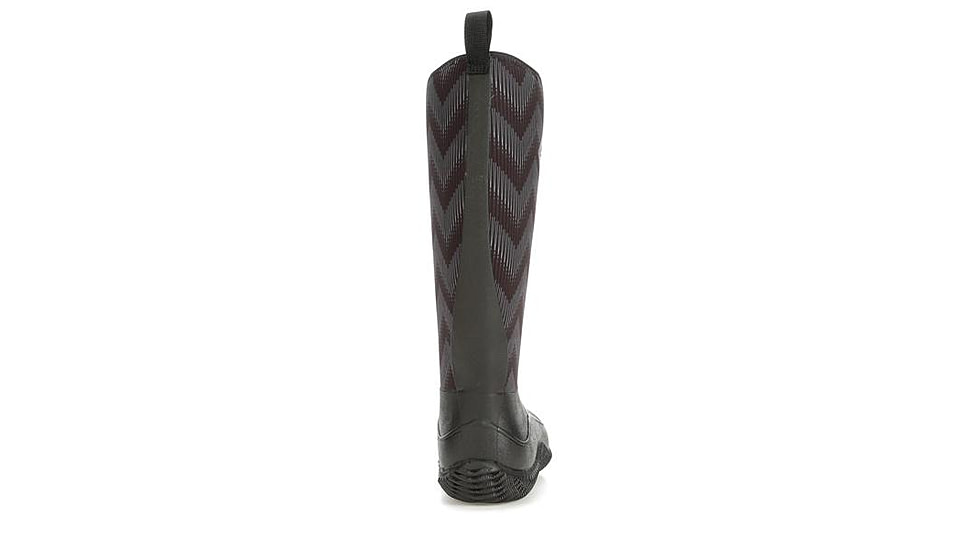Muck Boots Hale Multi-Season Boot - Womens, Black/Black Chevron, 9, HAW-1WAV-BLK-090