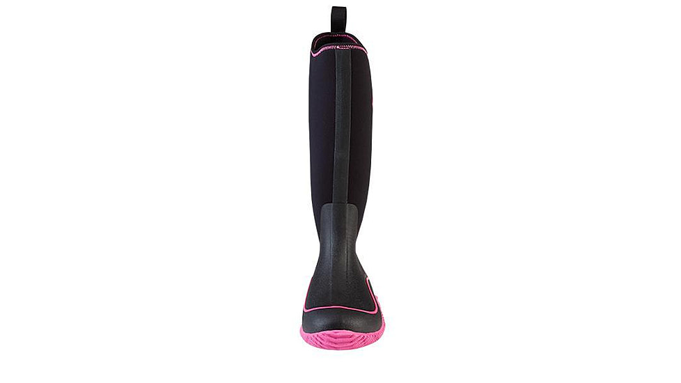 Muck Boots Hale Multi-Season Boot - Womens, Black/Hot Pink, 5, HAW-404-PNK-050