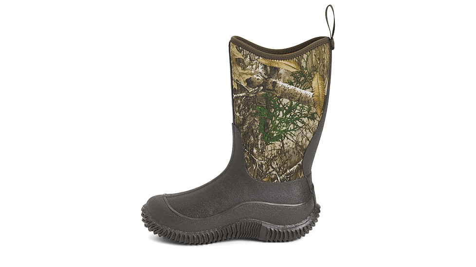 Muck Boots Hale Rubber Boots - Kids, Brown/RealTree Edge, 7, KBH-RTE-RTR-C70