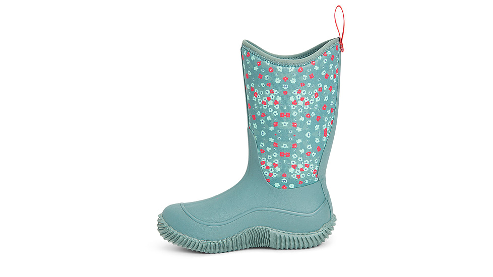 Muck Boots Hale Rubber Boots - Kids, Trooper/Winter Floral, 9, KBH-2FLR-BLU-090