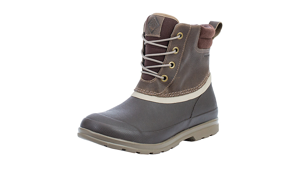Muck Boots Originals Duck Lace Boot - Men's, 15 US, Medium, Taupe/Dark Brown, ODL-901-TAN-150