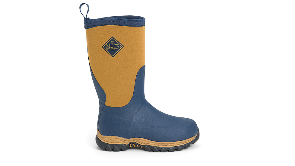 Muck Boots Rugged II Outdoor Performance Boots - Kid's, Navy/Tan, 9, RG2-902-TAN-090