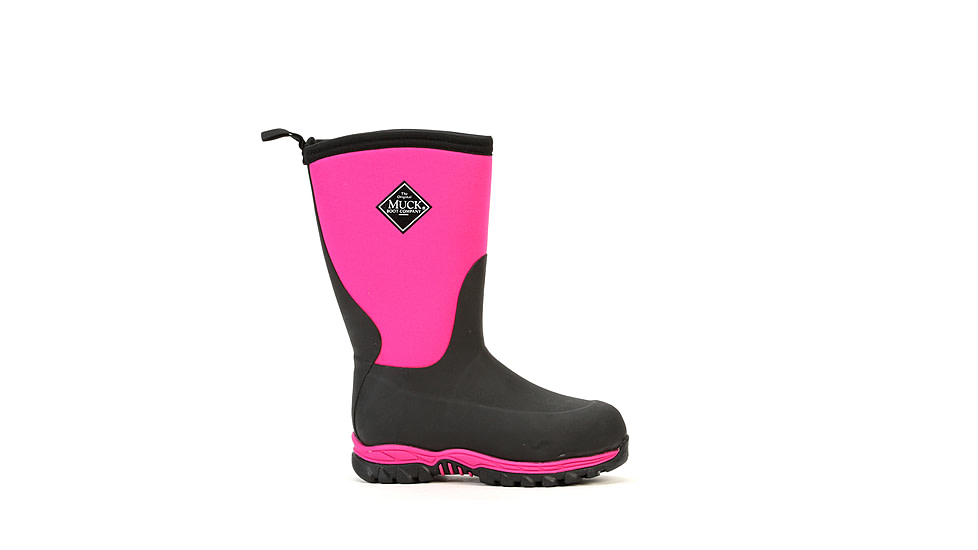 Muck Boots Rugged II Outdoor Performance Boots - Kids, Pink, Black, 6, RG2-400-PNK-060