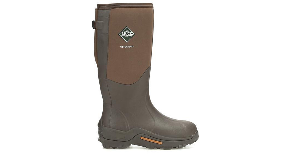 Muck Boots Wetland Wide Calf Boots - Mens, Brown, 7, MWET-900-BRN-070