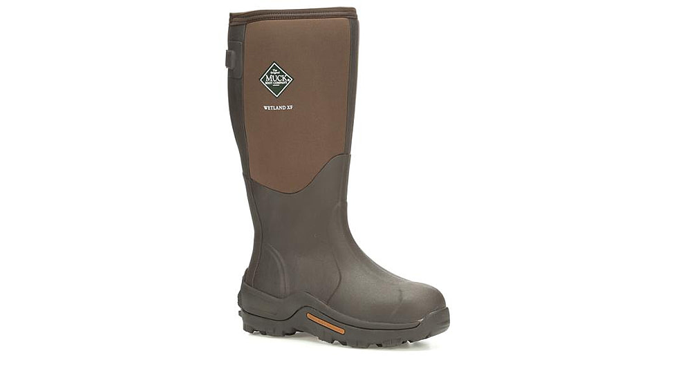 Muck Boots Wetland Wide Calf Boots - Men's, Brown, 7, MWET-900-BRN-070