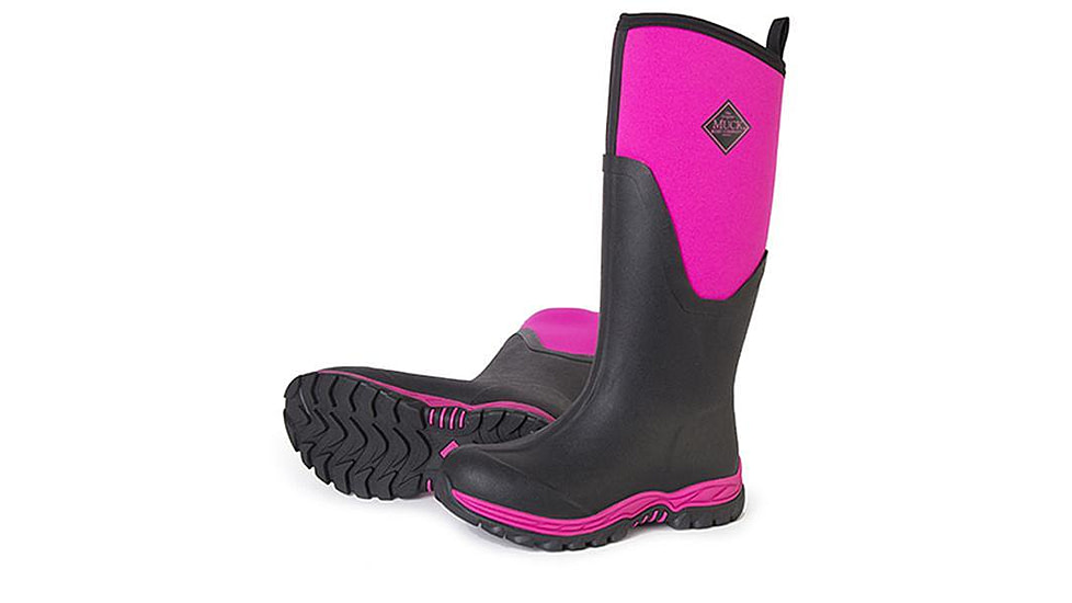 Muck Boots Women's Arctic Sport II Tall, Pink, 8, AS2T-400-PNK-080