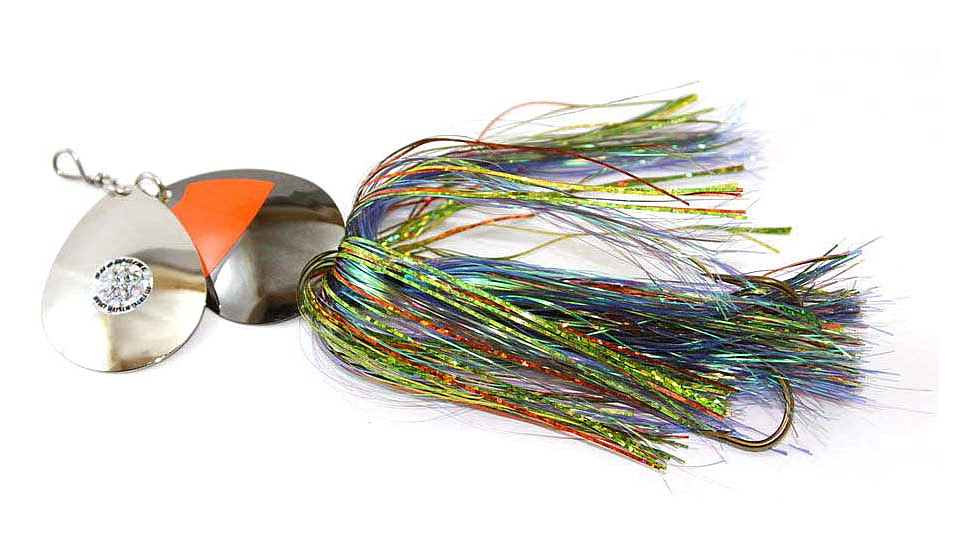 Musky Mayhem Double Showgirl Musky Spinner, 7/0 Hook, Bluegill, 7.5in, 1.6oz, DS063
