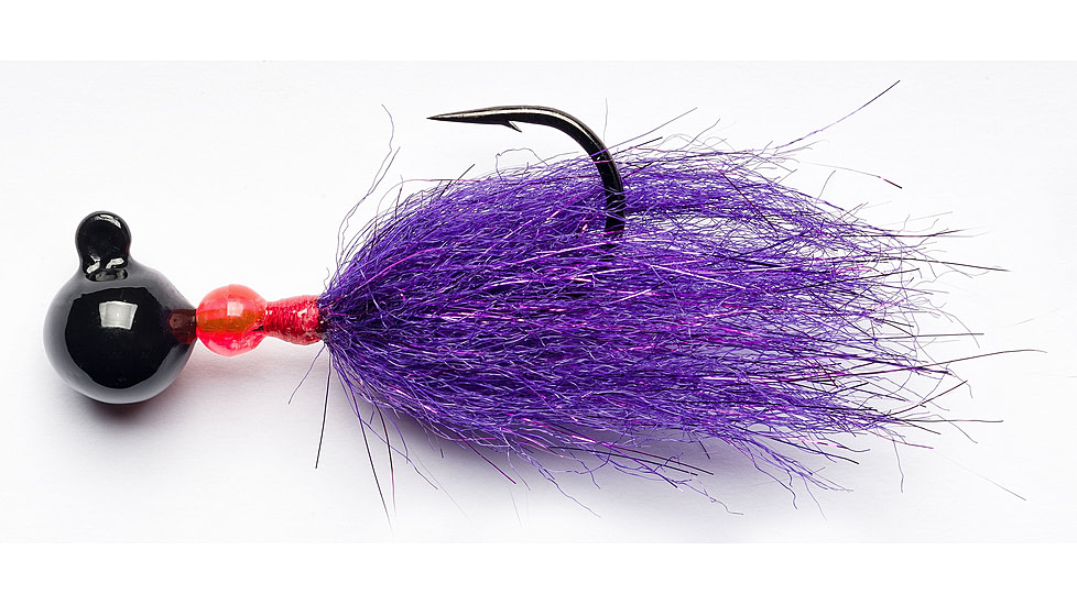 Mustad Sink It Series Jig, Black-Anadro Purple, 1/16oz, SBJ-1/16-BPP-1