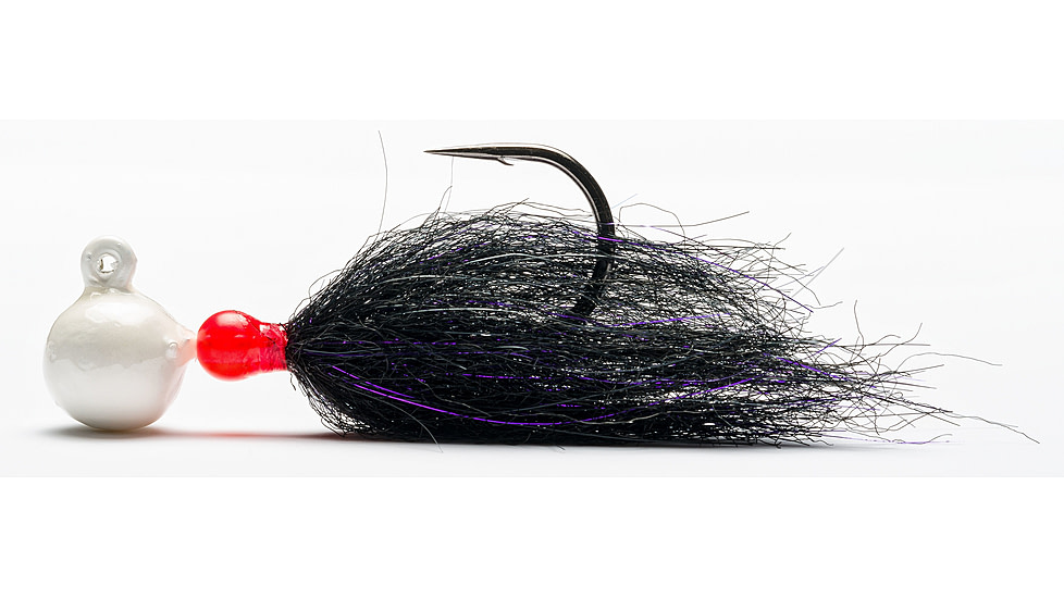 Mustad Sink It Series Jig, Pearl-Anadro Black, 1/16oz, SBJ-1/16-PB-1