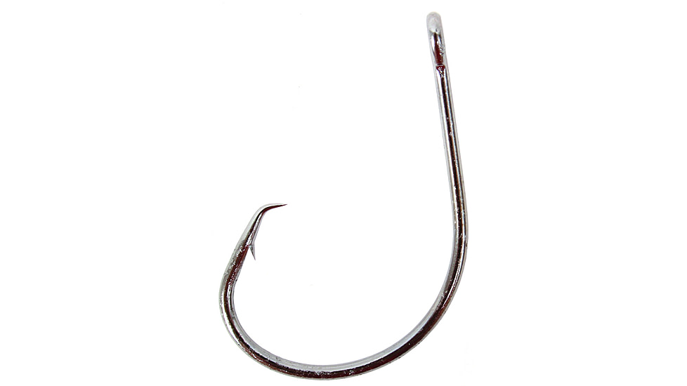 Mustad Ultrapoint Demon Tuna Perfect Circle Hook, Needle Point, Wide Gap, Light Wire, Ringed Eye, Black Nickel, Size 10/0, 4 per Pack, 39951NP-BN-10/0-4U