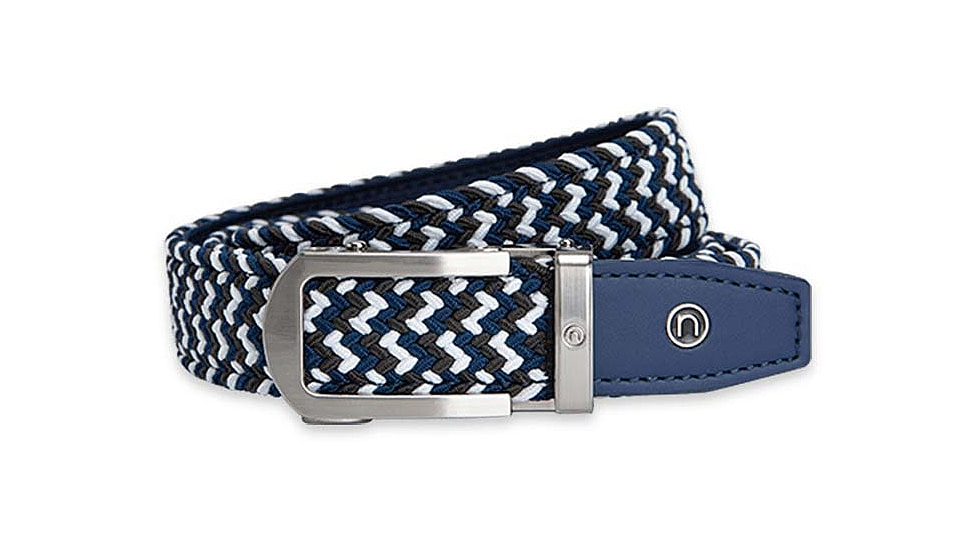 Nexbelt Braided Belt - Kids, Blue/White/Grey, PGJ8889